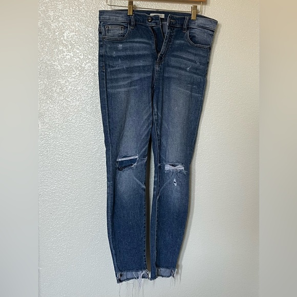 Stevie Hender Denim - Stevie Hender Denim Distressed Skinny Jeans